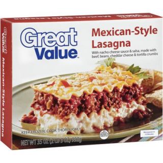 Great Value Mexican Style Lasagna, 35 oz