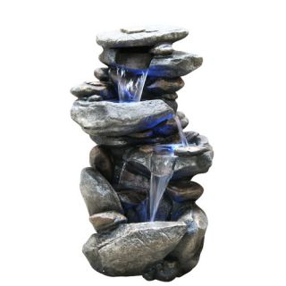Fiberglass Rock Fountain by Woodland Imports