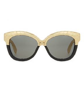 LINDA FARROW   LFL38 snake skin cat eye sunglasses