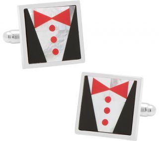 Mens Cufflinks Inc Tie Tuxedo Cufflinks   Red