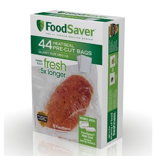 Foodsaver  Pre Cut Heat Seal Quart Bags, 44CT