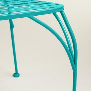 Capri Blue Metal Cadiz Chairs Set of 2