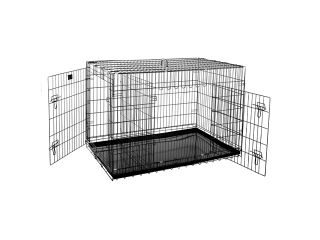 42" Heavy Duty Dog Pet Cat Bird Crate Cage Kennel HB