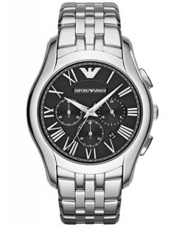 Emporio Armani Unisex Chronograph Stainless Steel Bracelet Watch 45mm
