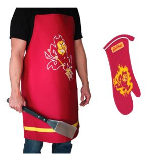 NCAA Arizona State Sun Devils Grilling Apron and Glove Set