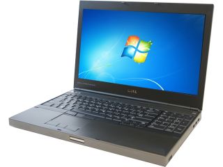 Refurbished DELL Laptop Precision M4600 Intel Core i7 2860QM (2.50 GHz) 16 GB Memory 256 GB SSD 15.6" Windows 7 Professional 64 Bit