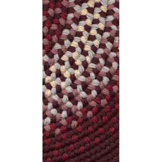 Meridian Rugmakers Rajgir Burgundy Indoor/Outdoor Area Rug