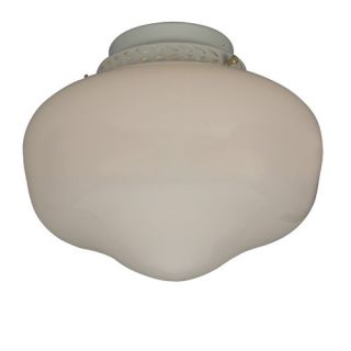 One Light School House Ceiling Fan Light Kit