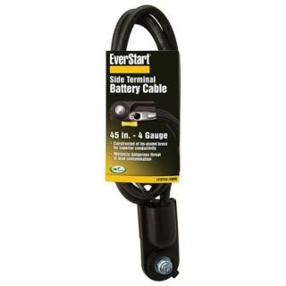 Everstart LFST45 4WM 4 Gauge Side Terminal Battery Cable, 45 Inches