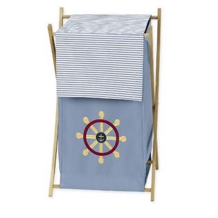 Sweet Jojo Designs Come Sail Away Collection Laundry Hamper   Baby