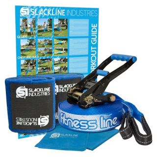 Slackline Industries Fitness Line 50ft with Tree Protection and DVD