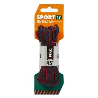 Peak  45 Inch Sport Lace Red/Black   Oval