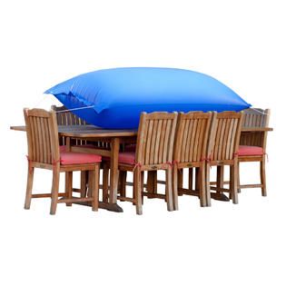 Duck Covers  96L Rectangle Patio Table and Chairs Cover including
