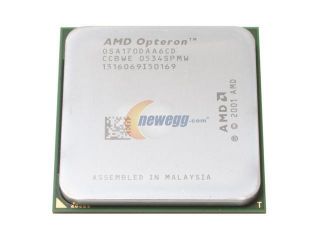 Open Box AMD Dual Core Opteron 170 Denmark Dual Core 2.0 GHz Socket 939 110W OSA170DAA6CD Processor