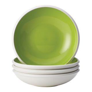 Rachael Ray Dinnerware Rise Green Stoneware 4 piece Soup/ Pasta Bowl