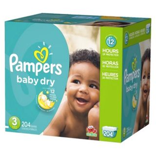 Pampers Baby Dry Diapers Economy Plus Pack (Select Size)