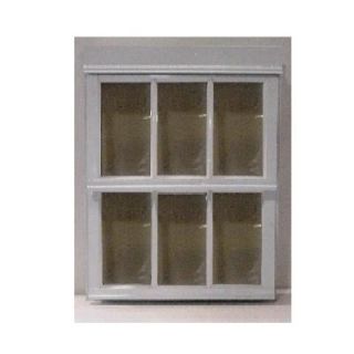 Air Master Windows and Doors 30 in. x 20.125 in. S 9 French Louver Aluminum Window   White 50157