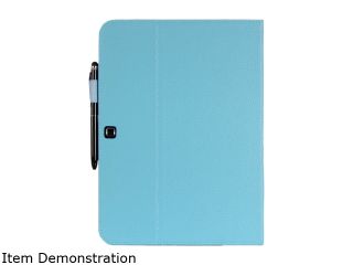 roocase Blue Dual View Folio Case Cover for Samsung Galaxy Tab 4 10.1 /RC GALX10 TAB4 DV BL