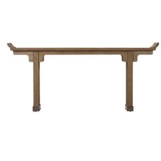 Home Decorators Collection Mandarin 72 in. W Weathered Oak Altar Console Table DISCONTINUED 1302700410