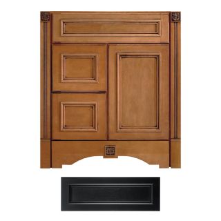 Architectural Bath Tuscany Black Traditional Bathroom Vanity (Common 30 in x 21 in; Actual 30 in x 21 in)