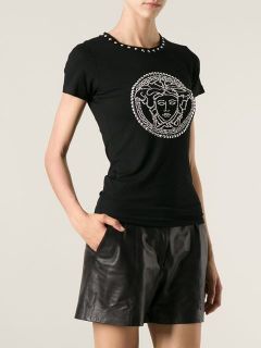 Versace Studded Medusa T shirt