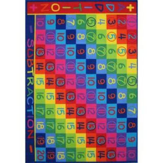 LA Rug Fun Time Addition Multi Colored 8 ft. x 11 ft. Area Rug FT 142 0811
