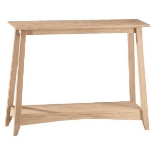 Shaker Console Table   Unfinished