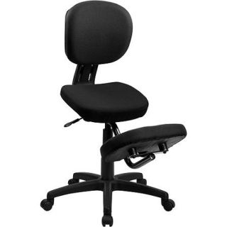 Ergonomic Kneeling Posture Task Chair, Black