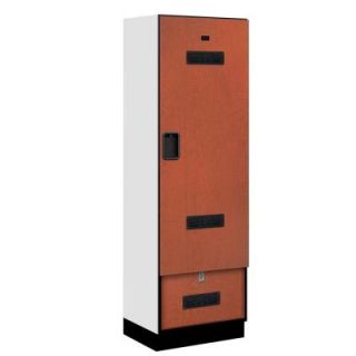 Salsbury Industries 30000 Series 24 in. W x 76 in. H x 18.75 in. D Designer Gear Locker in Cherry 30078CHE