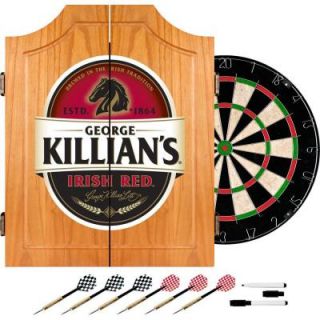Trademark Wood Finish Dart Cabinet Set   George Killians KL7000
