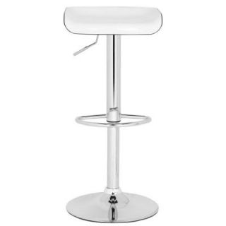 Safavieh Rameka 23.6 in. Bar Stool in White and Black FOX7500A