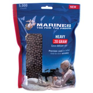 U.S. Marines .20g Brown Airsoft BBs 5000 rounds 773998