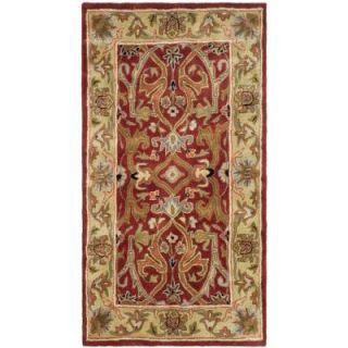 Safavieh Heritage Red/Gold 3 ft. x 5 ft. Area Rug HG644B 3