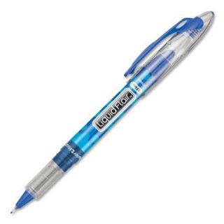 Paper Mate Liquid Expresso Porous Point Pen   Extra Fine Pen Point Type   Blue Ink   Translucent Barrel   12 / Dozen (31003BH)