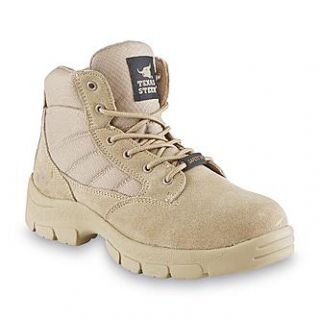 Mens Sand Steel Toe Work Boot Footwear That Does It All at 