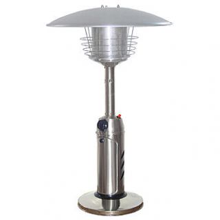 Hiland 38 Tall Stainless Steel Outdoor TableTop Patio Heater