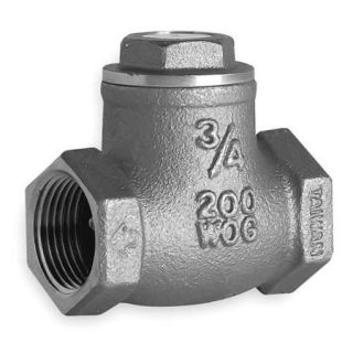 1/2" Swing Check Valve, Brass, FNPT Connection Type 967 1/2