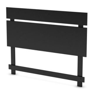 South Shore Furniture Spectra Full/Queen Headboard in Pure Black 3270270