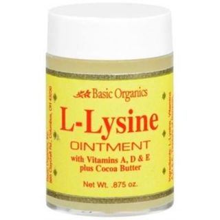 L Lysine Lip Ointment For Herpes Cold Sore Treatment   0.875 Oz