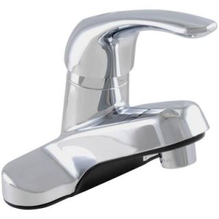 LDR Industries Exquisite 4 in. Centerset 1 Handle Bathroom Faucet in Chrome 15713134