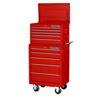 Extreme Tools Ex Standard Series 26 in. 7 Drawer Top Chest and 5 Drawer Roller Cabinet Combo, Red EX2657CRRD