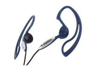 SONY Blue MDR J10/BLUE 3.5mm Connector Vertical In the ear Clip Style Headphone (Blue)