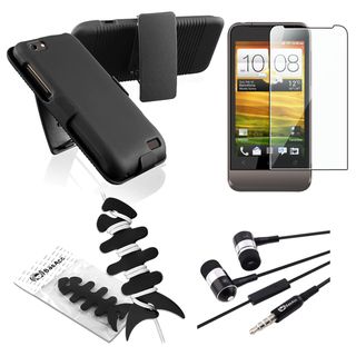 BasAcc Swivel Holster/ Protector/ Wrap/ Headset for HTC One V