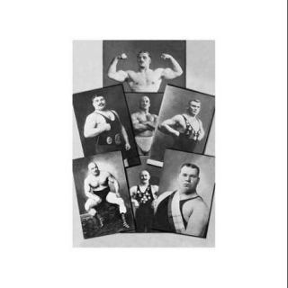 Seven Bodybuilding Champions Print (Unframed Paper Poster Giclee 20x29)