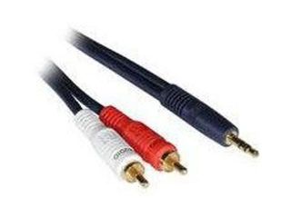C2G 40613 3 ft. Velocity One 3.5mm Stereo Male to Two RCA Stereo Male Y Cable M M