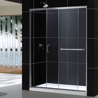 DreamLine Infinity Z Sliding Shower Door and 32x60 inch Shower Base