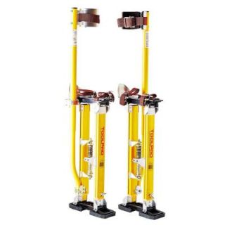 ToolPro 24 in. to 40 in. Magnesium Adjustable Drywall Stilts TP02440