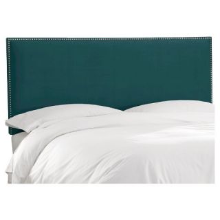 Arcadia Nailbutton Velvet Headboard