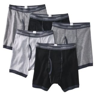 Boys Hanes® Multicolor 5 pack Ringer Boxer Brief Underwear