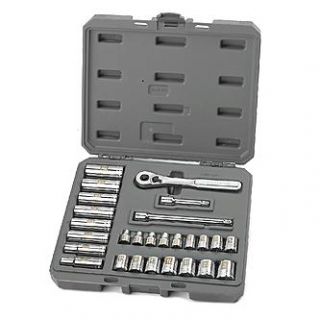 Craftsman 27 pc. 6 pt. Metric Easy Read 3/8 in. Dr. Socket Wrench Set